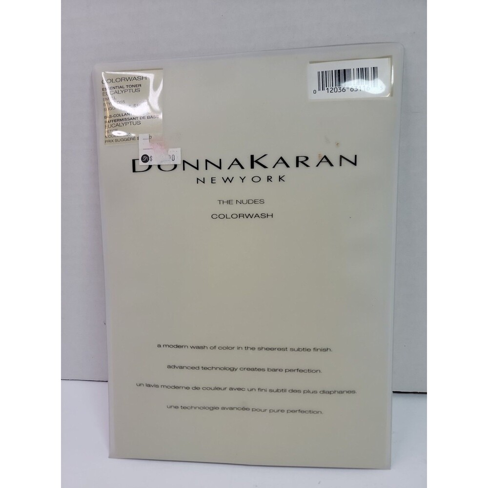Donna Karan The Nude Colorwash Eucalyptus Small Essential Toner Pantyhose NIP